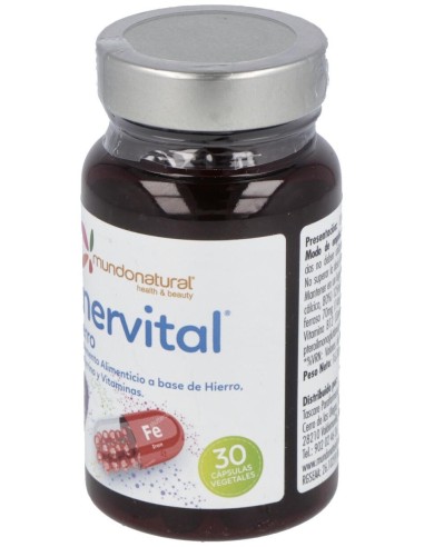 Enervital Hierro 30Cap. de Mundonatural