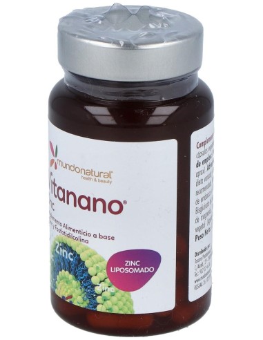 Vitanano Zinc Liposomado 30Cap. de Mundonatural