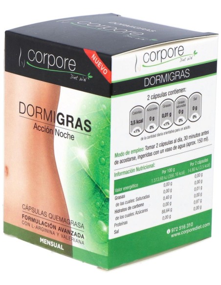 Dormigras 60Cap. de Corpore Diet