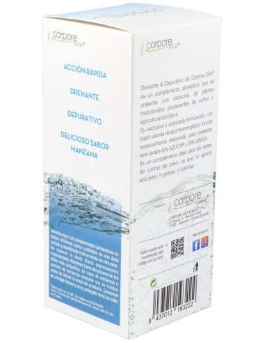 Drenante Y Depurativo 250Ml. Bio de Corpore Diet