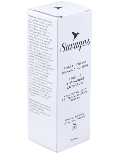 Crema Facial Antiedad Pieles Exigentes 50Ml. de Savages