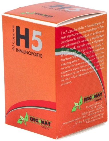 H5 Inmunoforte 40Cap. de Ergonat
