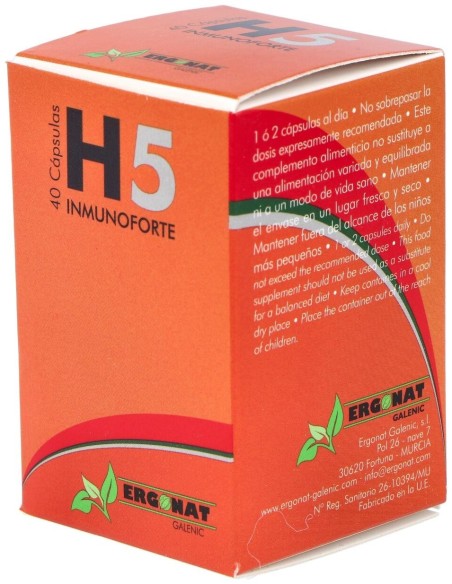 H5 Inmunoforte 40Cap. de Ergonat