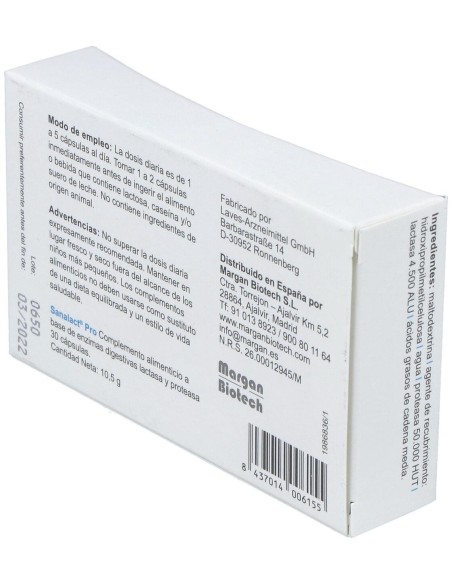 Sanalact Pro 30Cap. de Margan