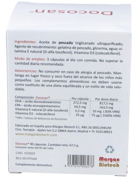 Docosan 90Cap. de Margan