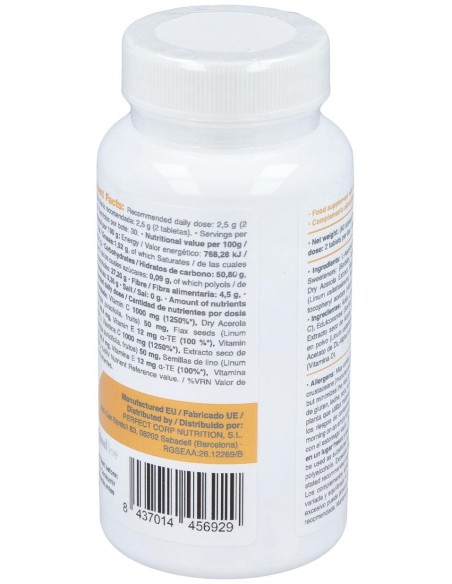 Vitamina C-1000 + Vit. E + Vit. D3  60Comp. de Gen Professional