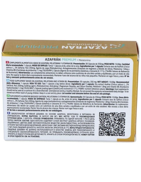 Azafran Premium 30Cap. de Tequial