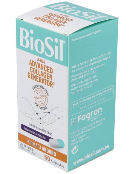 Biosil Generador De Colageno 60Cap. de Biosil