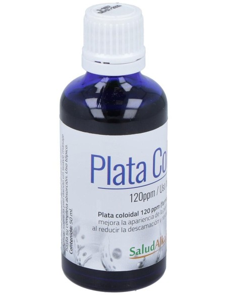 Plata Coloidal 120Ppm 50Ml. de Saludalkalina