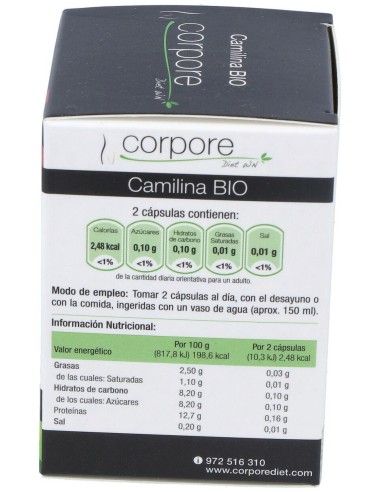 Corpore Protect Camilina 30Cap. Bio de Corpore Diet