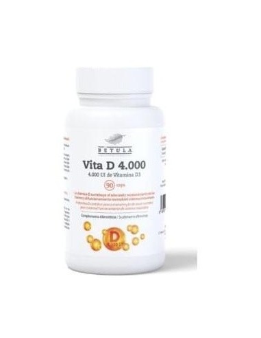Vitamina D 4000 90Cap. de Betula