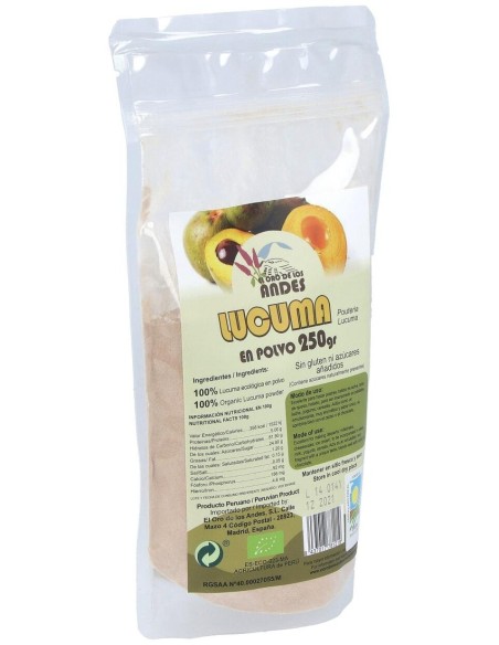 Harina De Lucuma Superalimentos 250Gr. Eco de El Oro De Los Andes