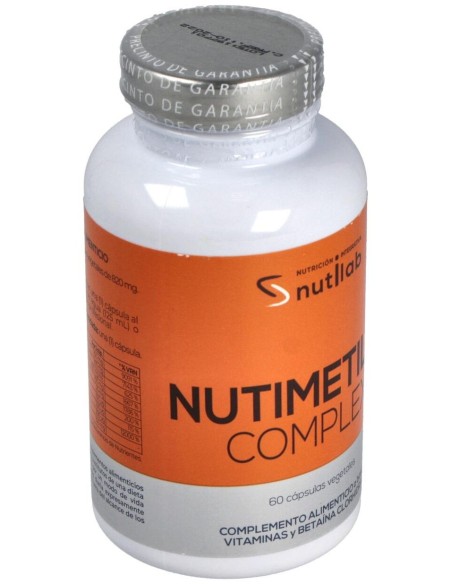 Nutimetil-B Complex 60Cap. de Nutilab