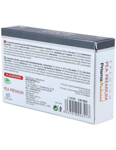 Pea Premium 60Cap. de Prisma Natural