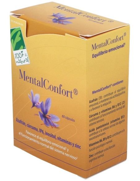 Mentalconfort 60Cap. de Cien Por Cien Natural