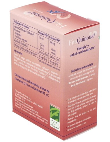 Fitoquinona 10 60Cap. de Cien Por Cien Natural