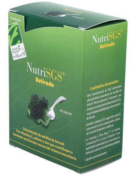 Nutrisgs Activado 60Cap. de Cien Por Cien Natural