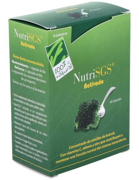 Nutrisgs Activado 60Cap. de Cien Por Cien Natural