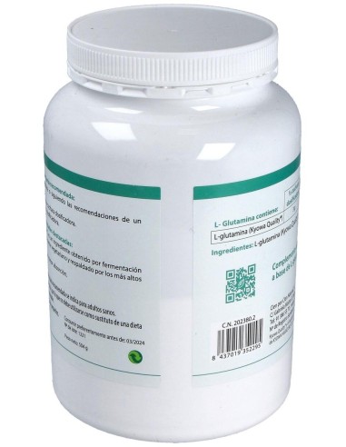 L-Glutamina Polvo 504Gr. de Cien Por Cien Natural