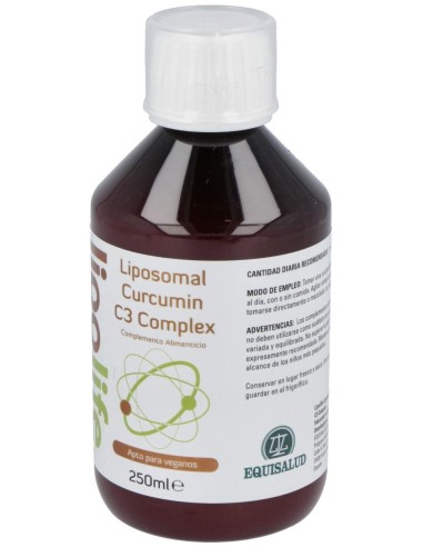 Lipolife Liposomal Curcumin C3 Complex 250Ml. de Equisalud