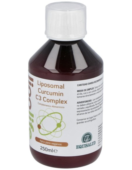 Lipolife Liposomal Curcumin C3 Complex 250Ml. de Equisalud