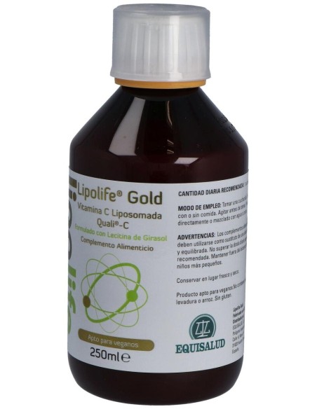 Lipolife Gold Vitamina C 250Ml. de Equisalud