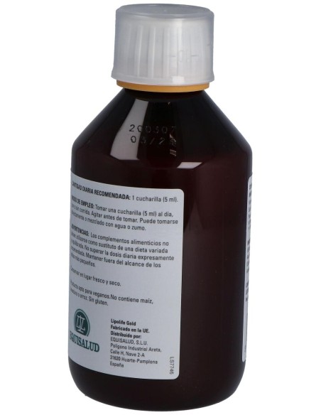 Lipolife Gold Vitamina C 250Ml. de Equisalud