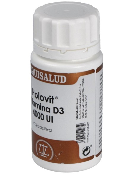 Holovit Vitamina D3 4000Ui 50Perlas de Equisalud