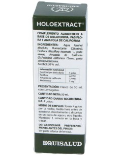 Holoextract Melatonina Sueño 50Ml. de Equisalud 2