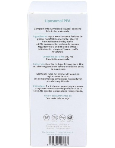Liposomal Pea 250Ml. de Curesupport