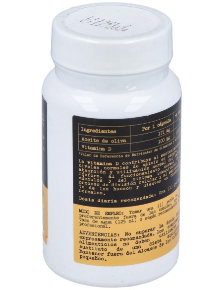 Vitamina D3 4000Ui 120Perlas de Mederi Nutricion Integrativa