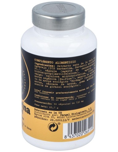 Berberina 90Cap. de Mederi Nutricion Integrativa