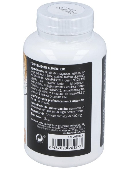 Citrameder B6 Plus 120Comp. de Mederi Nutricion Integrativa