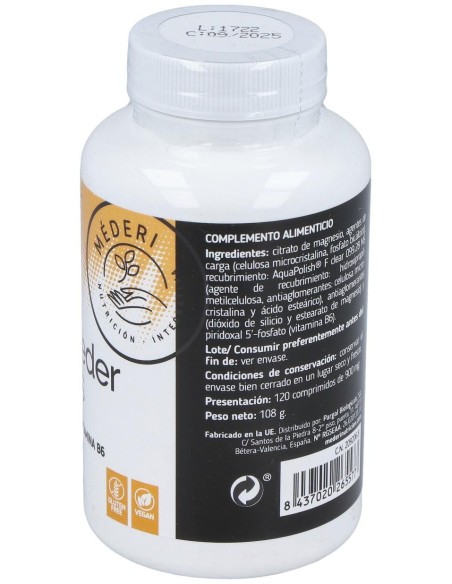 Citrameder B6 Plus 120Comp. de Mederi Nutricion Integrativa