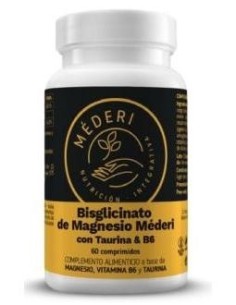 Bisglicinato De Magnesio Taurina+Vit B6 60Comp. de Mederi Nutricion Integrativa 2