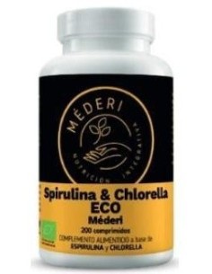 Espirulina-Chlorella Eco 200Comp. de Mederi Nutricion Integrativa 2