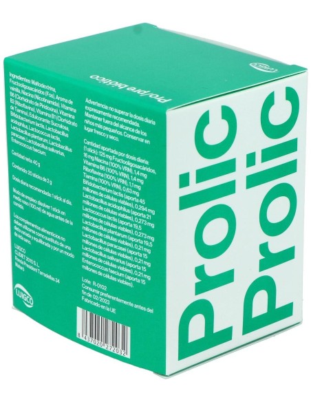 Prolic Pre-Probiotico 20Sticks de Luigco