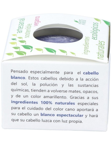 Champu Solido Cabellos Blancos 85Gr. de Nitx