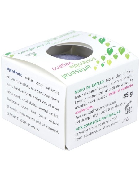 Champu Solido Cabellos Blancos 85Gr. de Nitx