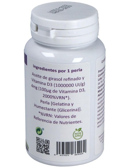 Nutravit Vitamina D3 120Perlas de Nutravit