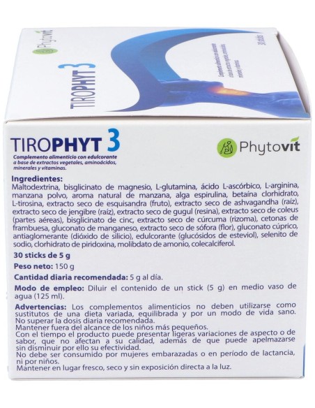 Tiro Phyt3 (30 Sticks) de Phytovit