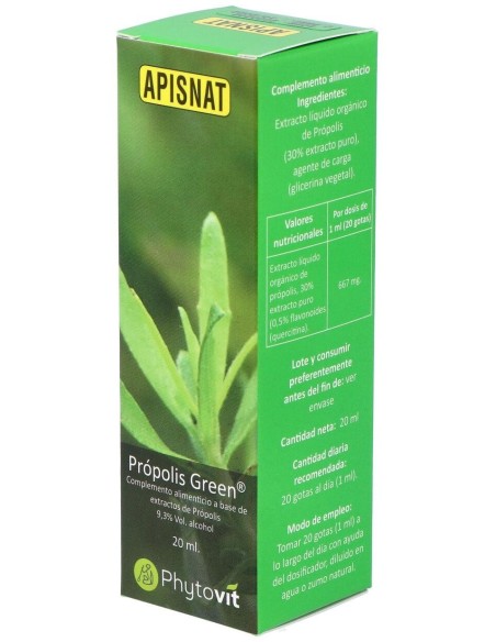 Apisnat Propolis Green 20Ml. de Phytovit