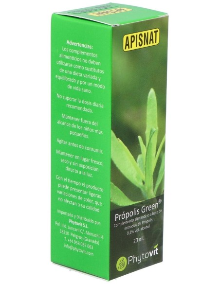 Apisnat Propolis Green 20Ml. de Phytovit