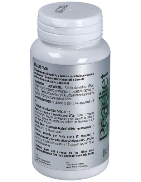 Peadiet 500Mg. 60Vcaps. de Codiet