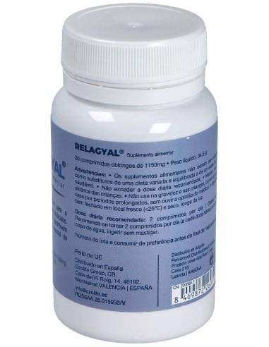 Relagyal 30Comp. de Ozolife Biocosmetica Y Nutricion