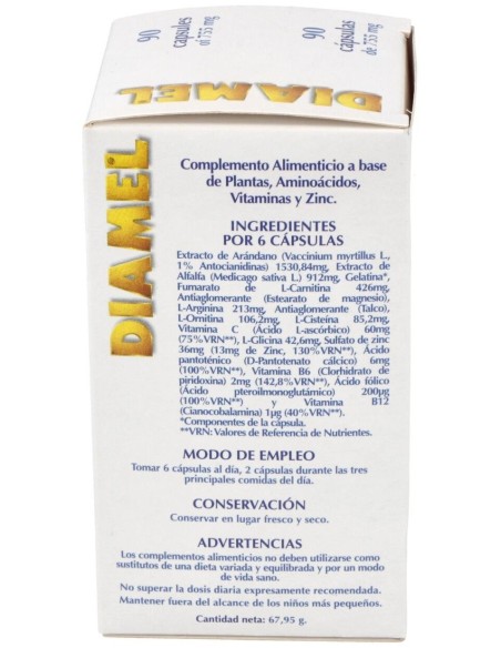 Diamel 90 Capsulas de Catalysis