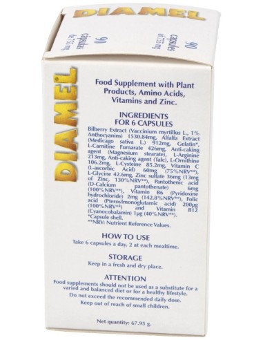 Diamel 90 Capsulas de Catalysis