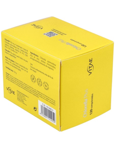 Chlorella Plus 1000Mg. 120Comp. de Vitae