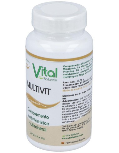 Multivit 60Cap. de Vital Ballance