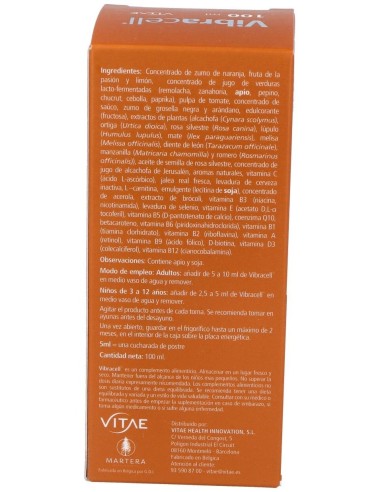 Vibracell 100ml de Vitae